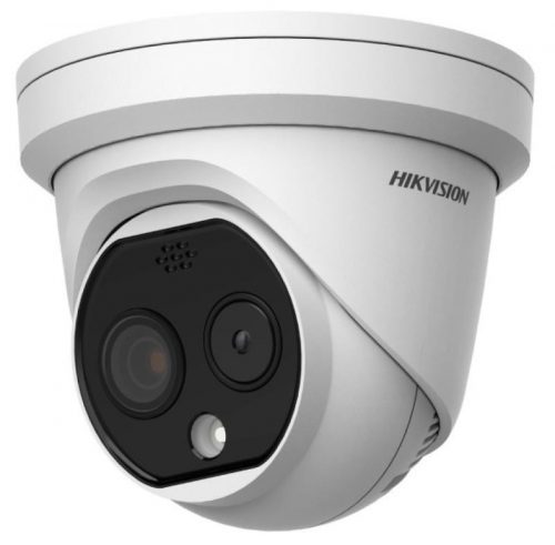 Hikvision HeatPro IP hő- (160x120) 90°x66° és láthatófény (4 MP) kamera;-20°C-150°C; villogó fény/hangriasztás