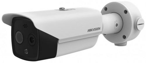 Hikvision HeatPro IP hő- (160x120) 16°x12° és láthatófény (4 MP) kamera;-20°C-150°C; villogó fény/hangriasztás