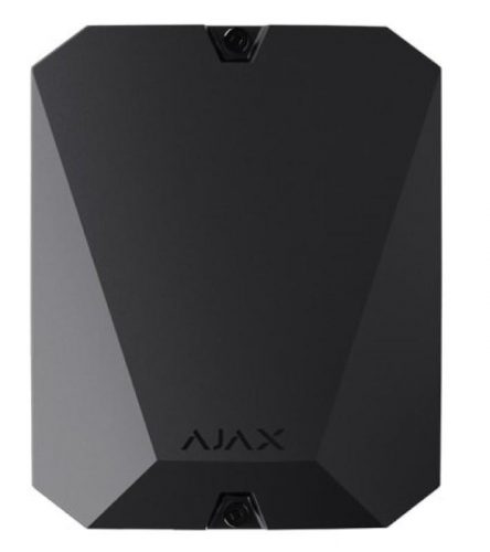 Ajax Hub Hybrid riasztóközpont; vezetékes és vezeték nélküli kommunikáció; 2G és Ethernet; fekete